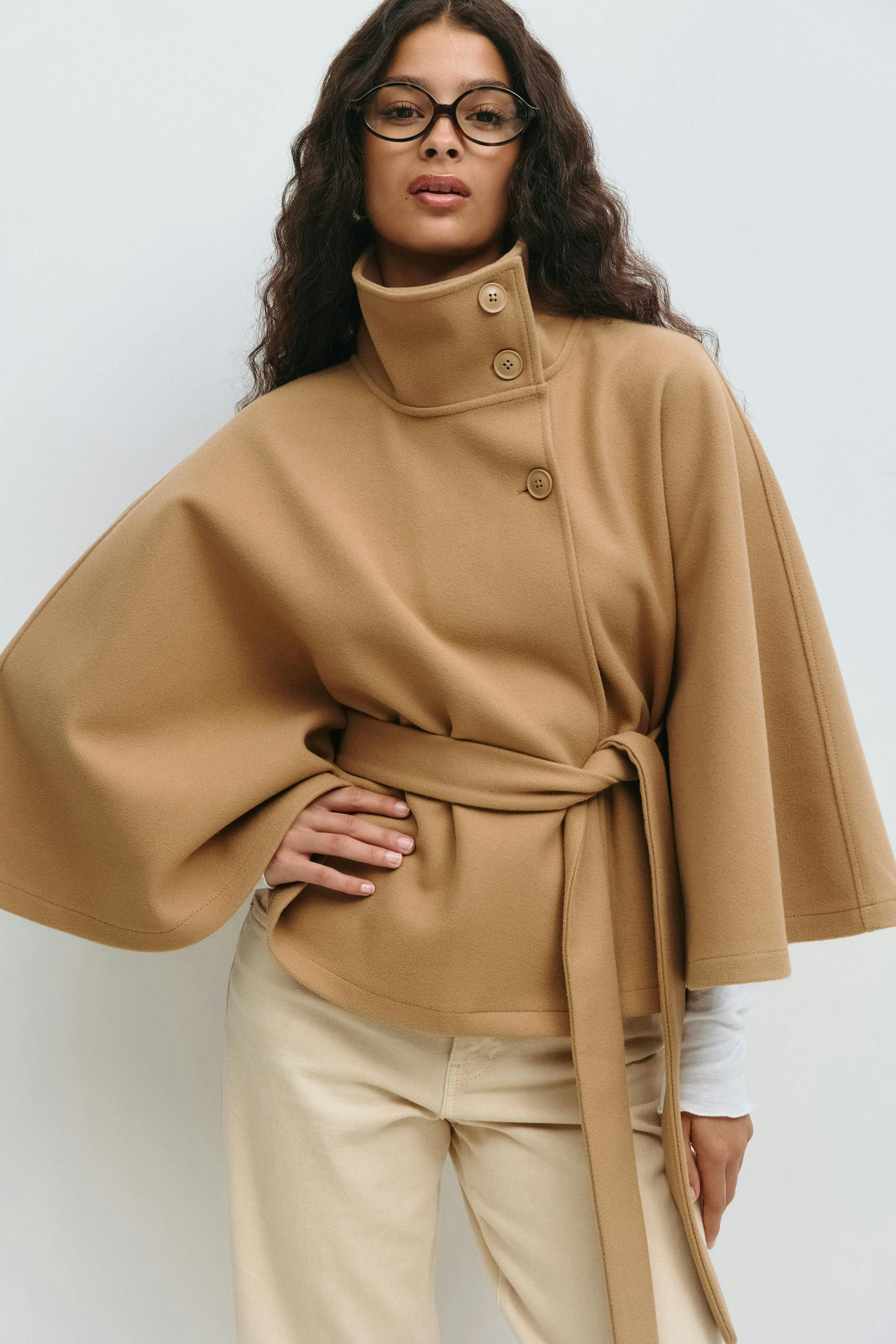 Alizée | Cape met ceintuur