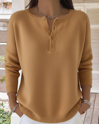 Lena - Basic Vest met Lange Mouwen