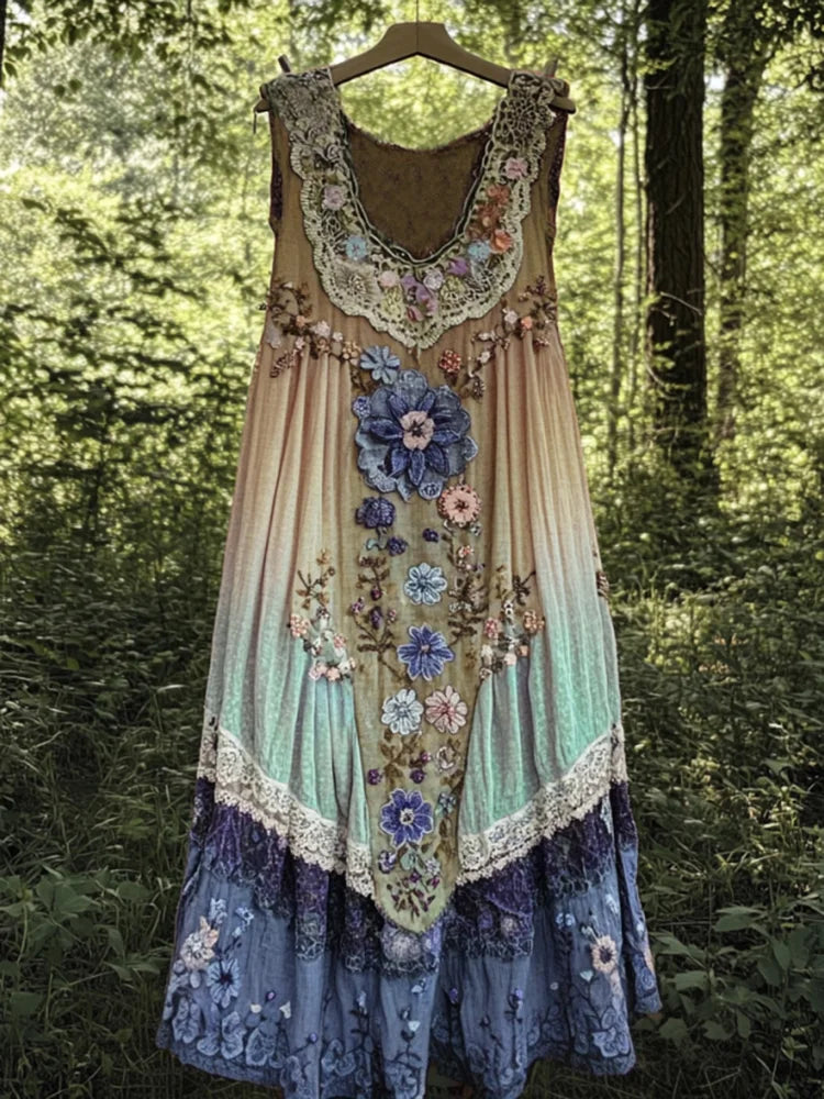 Evabella - Boho Linnen Jurk