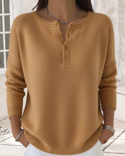 Lena - Basic Vest met Lange Mouwen