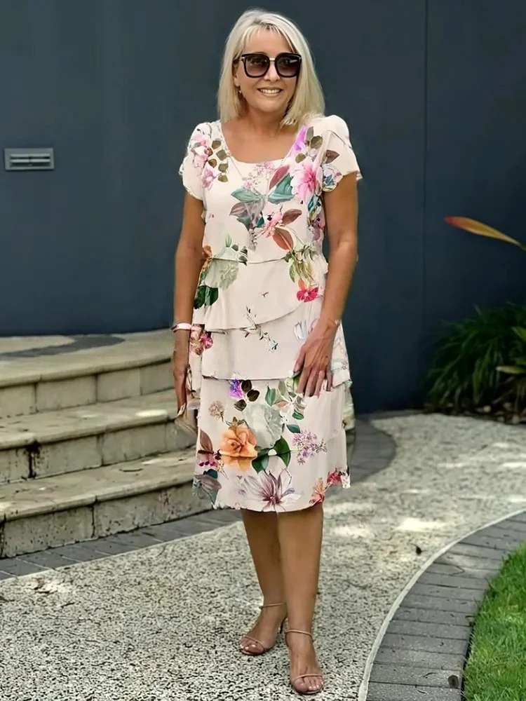 Mallory - Chique bloemenjurk