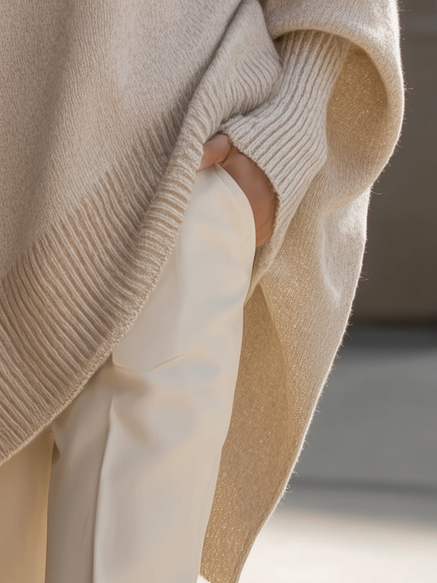 Bea - Poncho Beige Chique