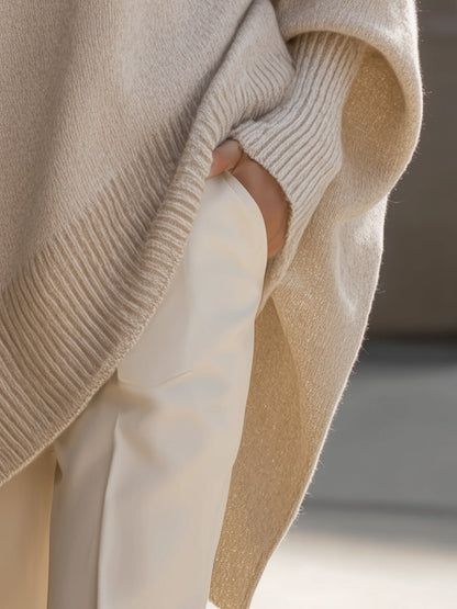 Bea - Poncho Beige Chique