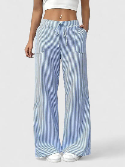 Dominique - Elegante wijde broek