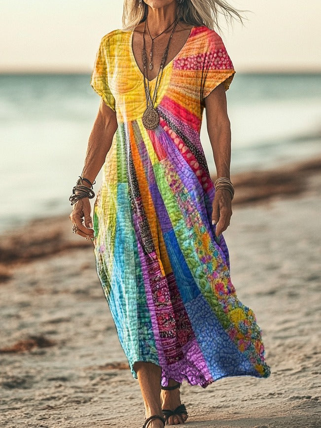 Soleil - Casual Boho Jurk