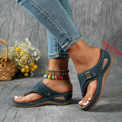 Élodie™ - Dames open teen sleehak sandalen