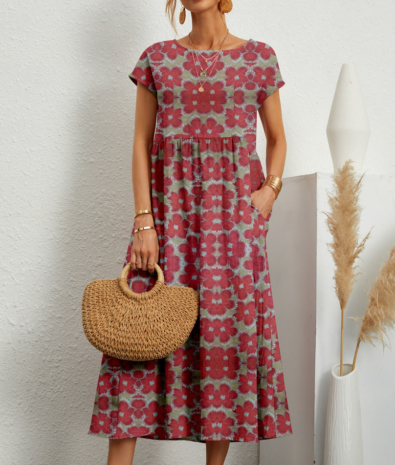Gia - Elegante Bloemenjurk