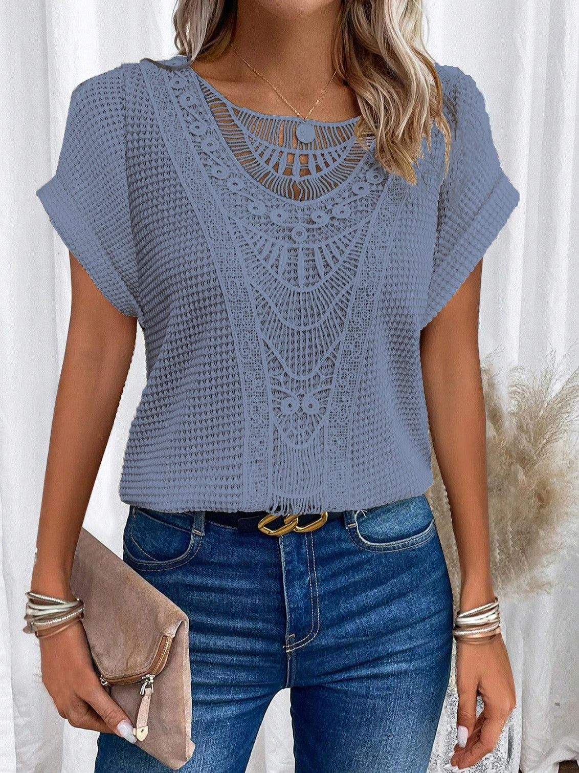 T-shirt ELSA met korte mouwen.