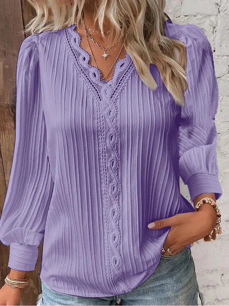 Lilly - Elegante Geplooide Blouse