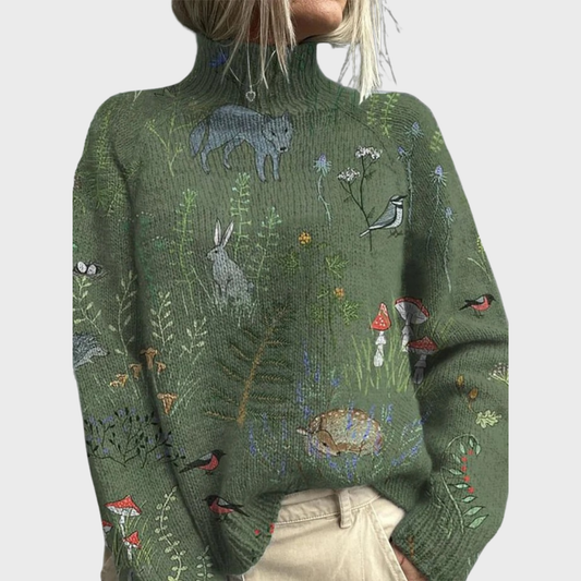 HANA - Artistic Knitted Sweater