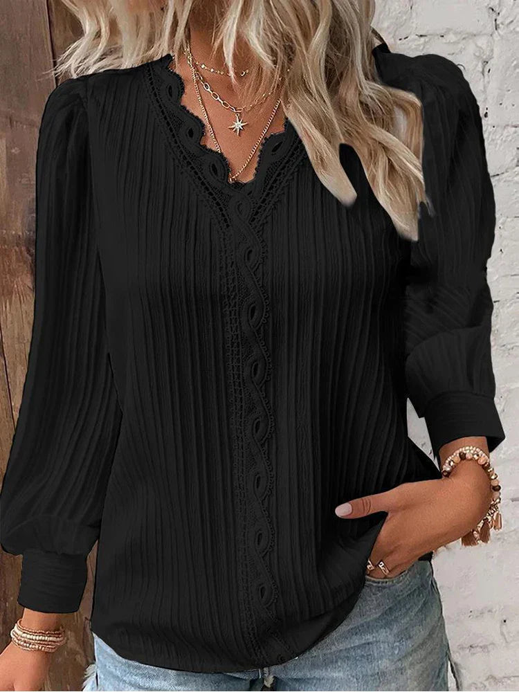 Lilly - Elegante Geplooide Blouse