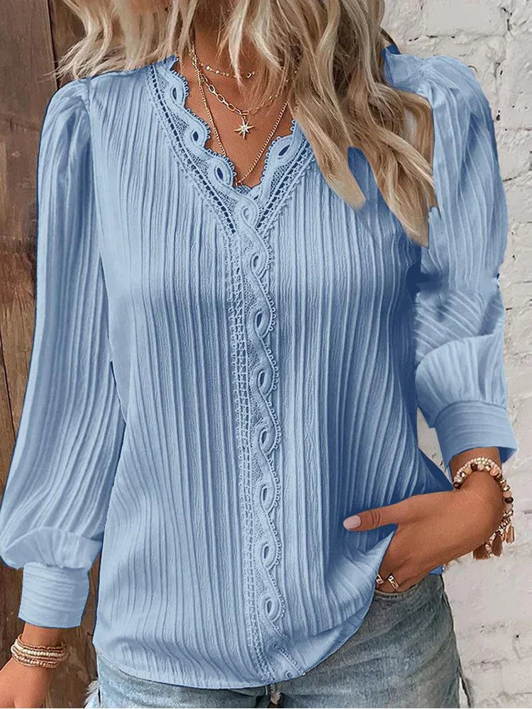 Lilly - Elegante Geplooide Blouse