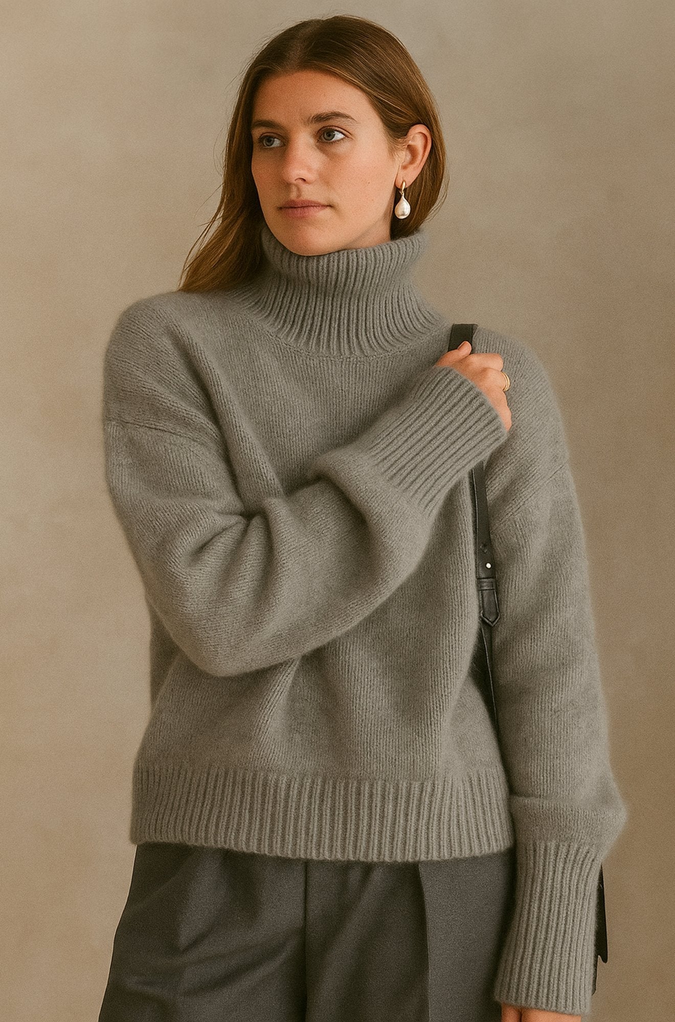 Isabella - Opstaande Cashmere Sjaal