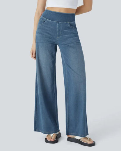 Ainsley - Comfortabele Jeans Met Wijde Pijpen