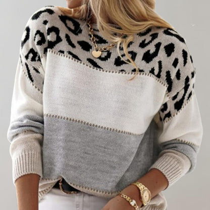Charlene - Casual Luipaard Trui