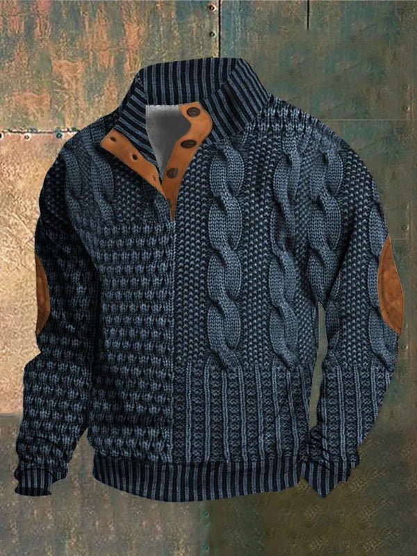 Telford™ | Gedurfde kabeltrui met print