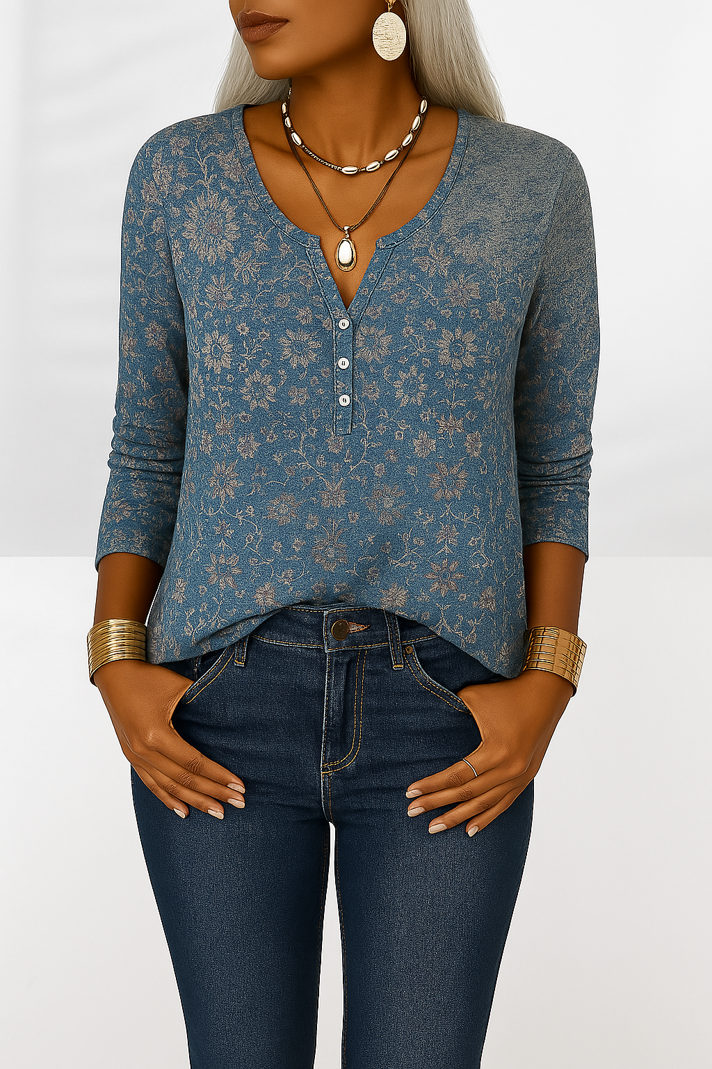 Alina - Elegante Boho Blouse