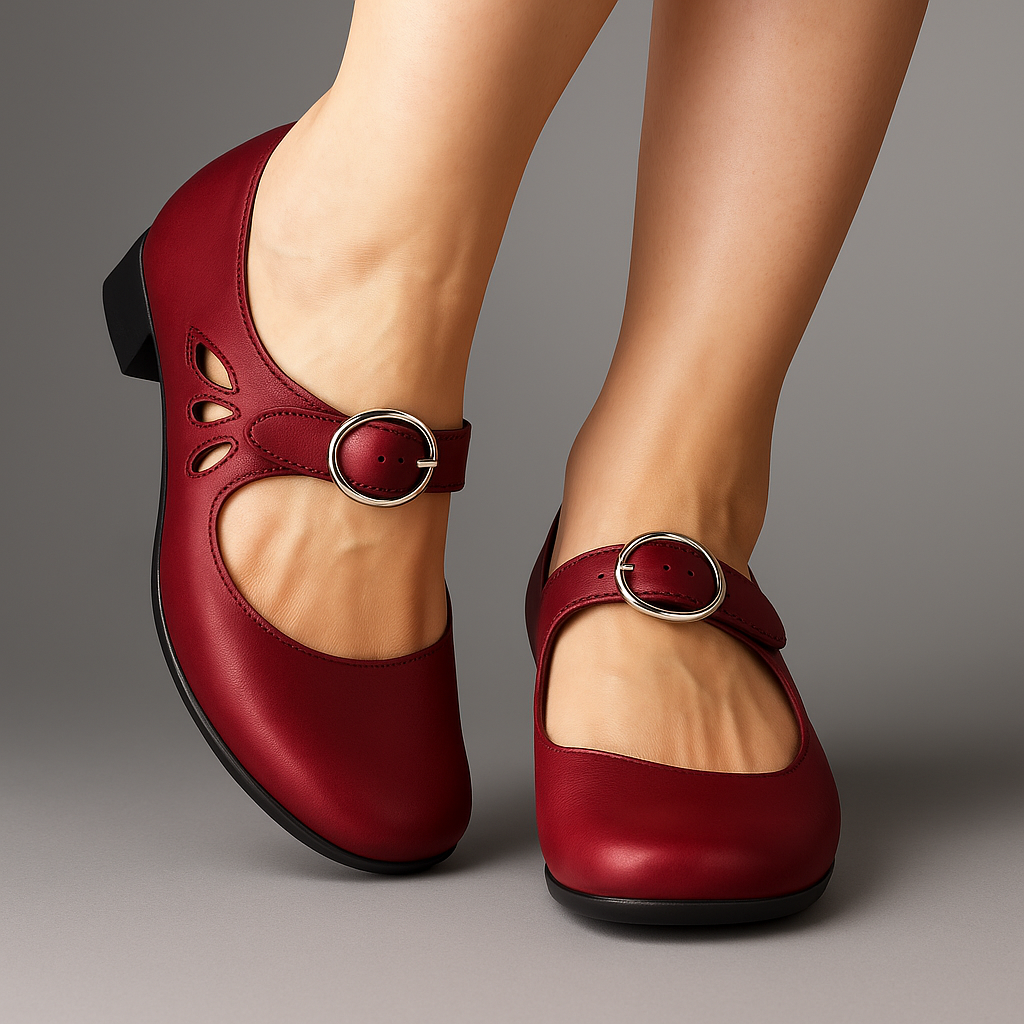 Denisa™ - Leren orthopedische sandalen