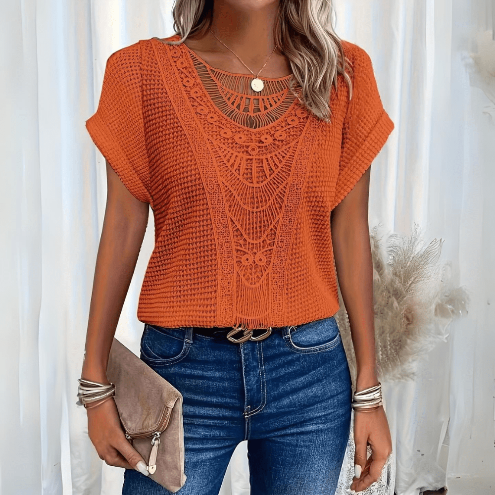 Liva™ | Elegante Ibiza-geïnspireerde blouse