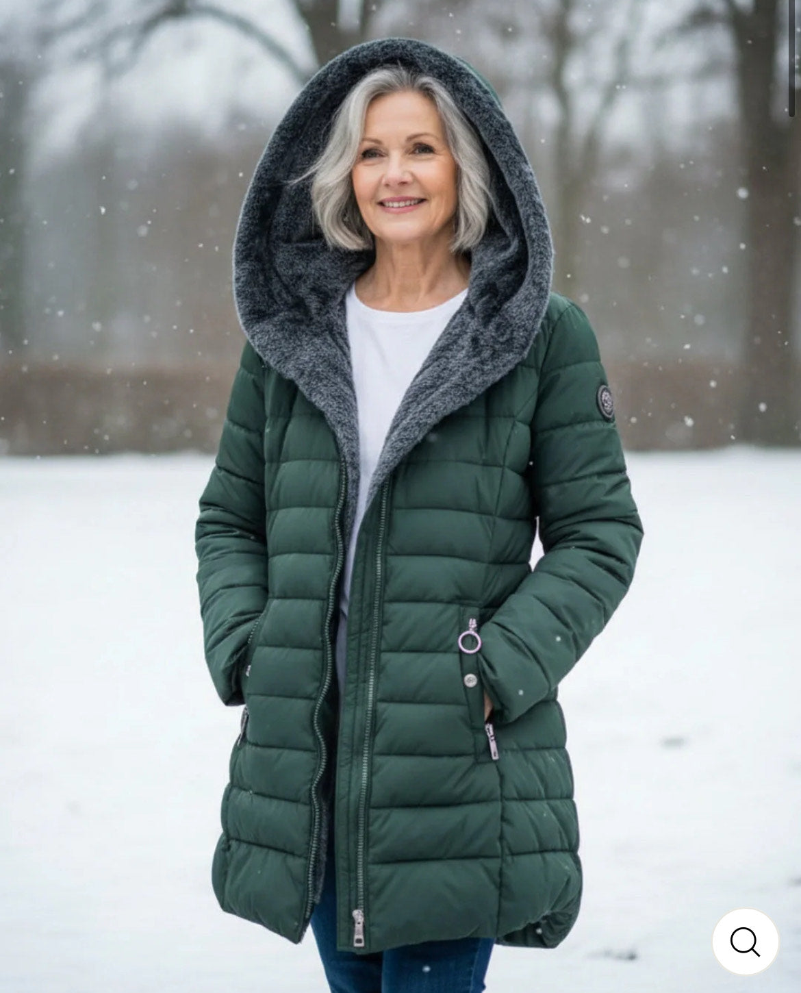 Elena - Warme winterjas met binnenvoering.