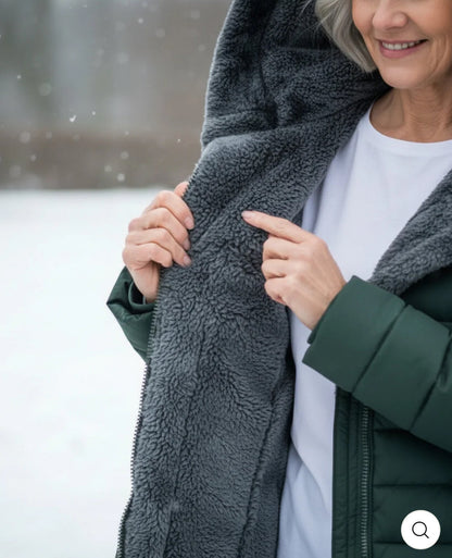 Elena - Warme winterjas met binnenvoering.