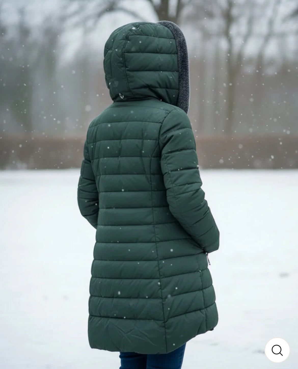 Elena - Warme winterjas met binnenvoering.