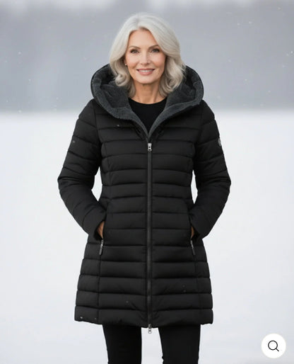 Elena - Warme winterjas met binnenvoering.