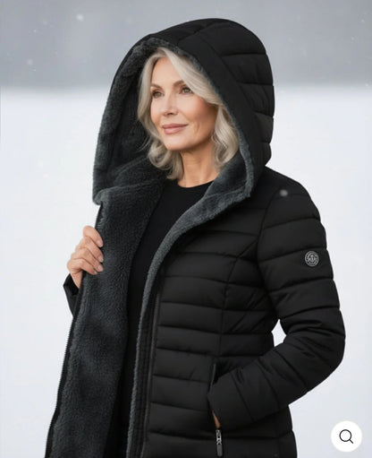 Elena - Warme winterjas met binnenvoering.