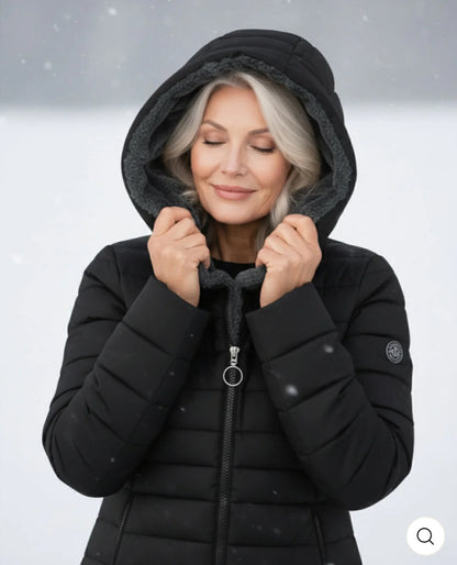 Elena - Warme winterjas met binnenvoering.