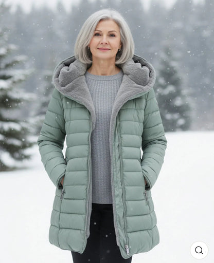 Elena - Warme winterjas met binnenvoering.