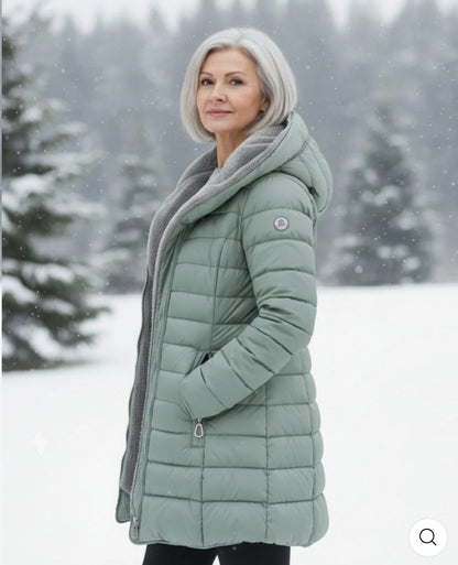 Elena - Warme winterjas met binnenvoering.
