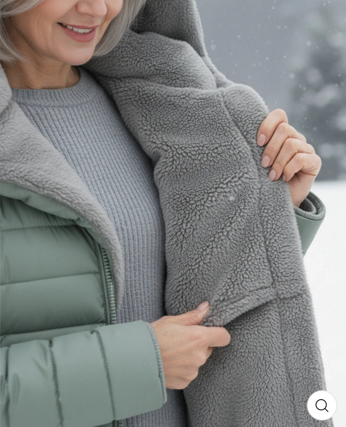 Elena - Warme winterjas met binnenvoering.