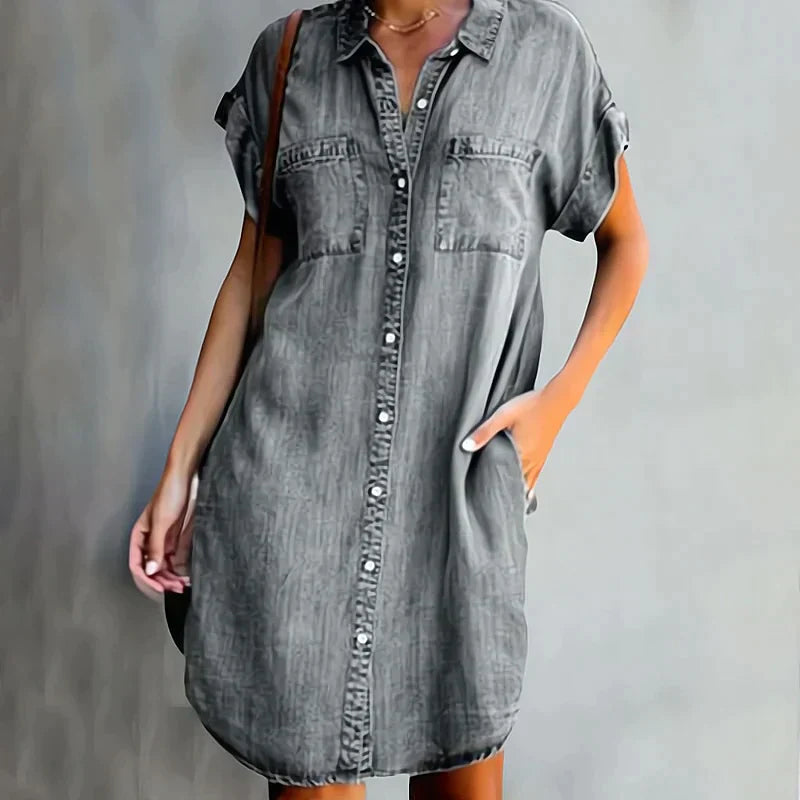 Aubree - Casual Denimjurk