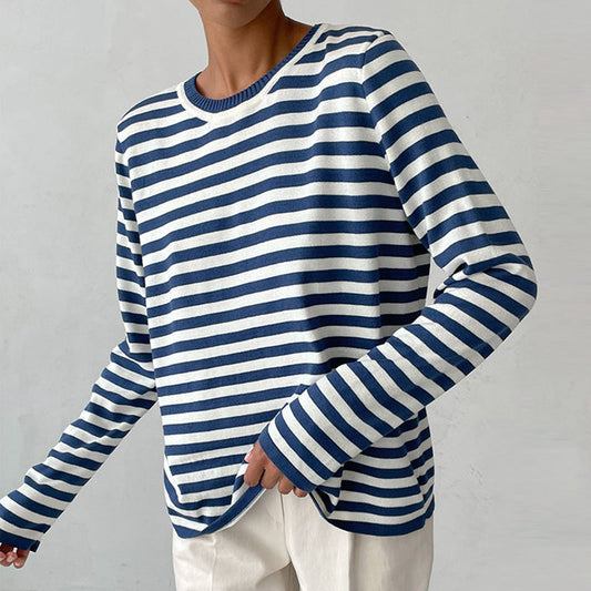 Nicole - Pull Rayé Chic
