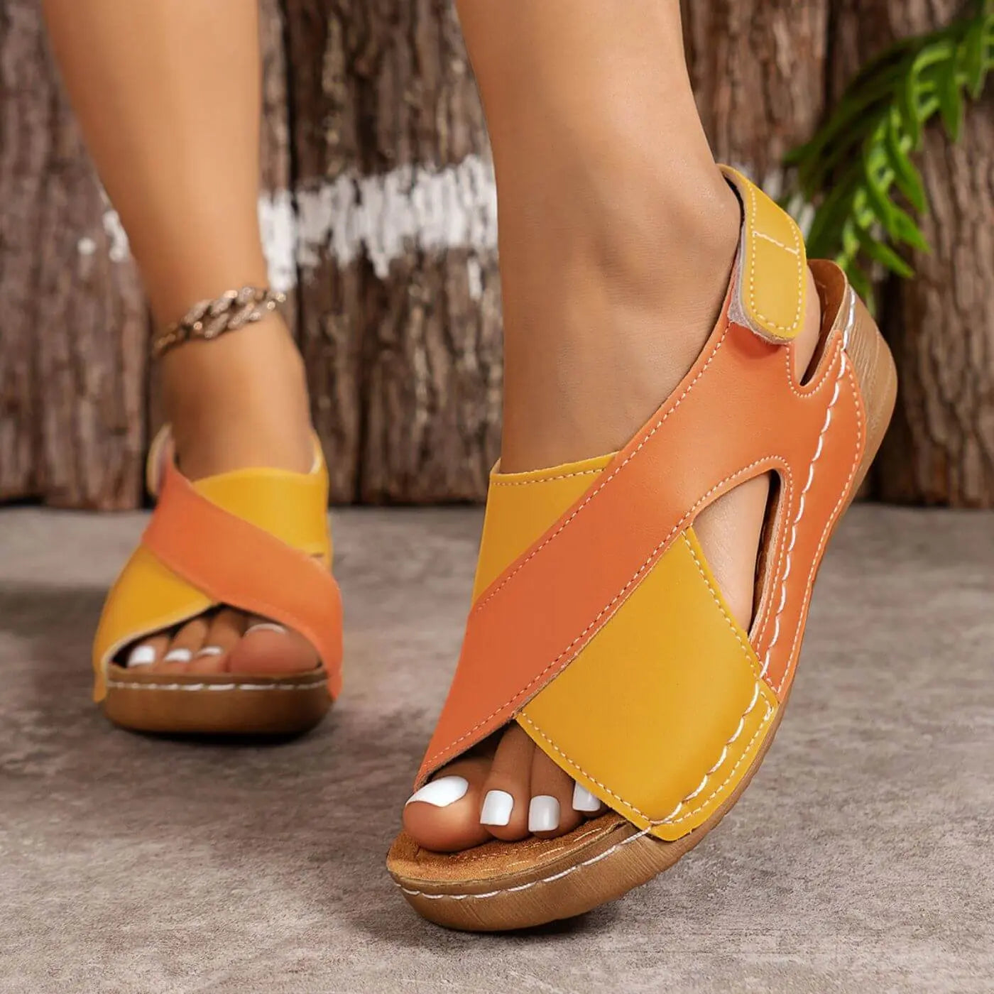 Nicole™ – Orthopedische Sandalen met Open Voorkant