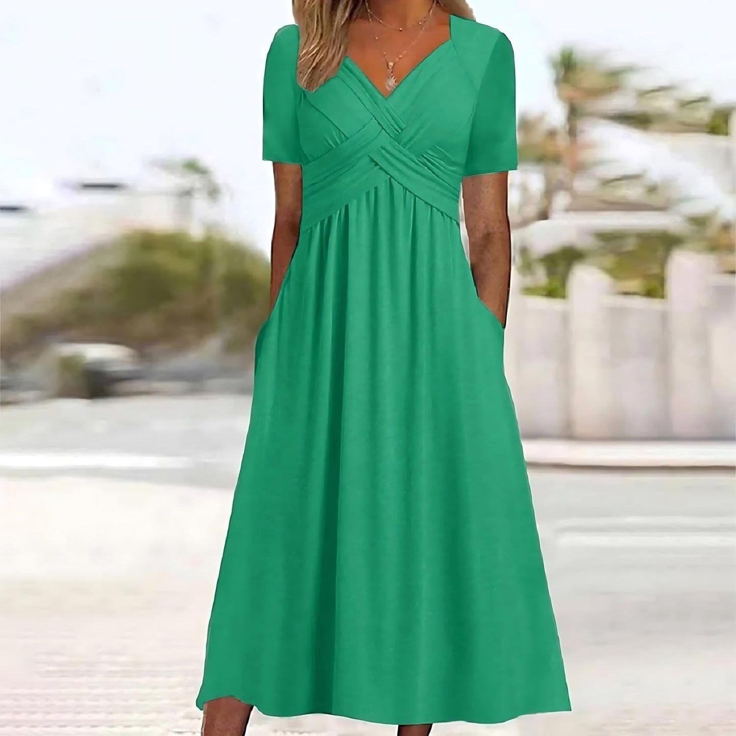 Nadine - Elegante Lange Jurk