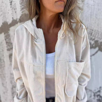 Clémence - Comfortabel Velours Jasje