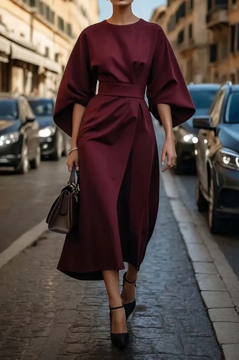 Juliette - Elegante Jurk Met Ceintuur