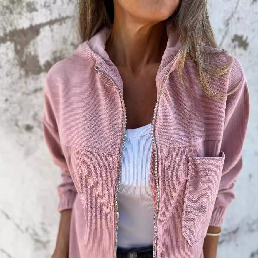 Clémence - Comfortabel Velours Jasje