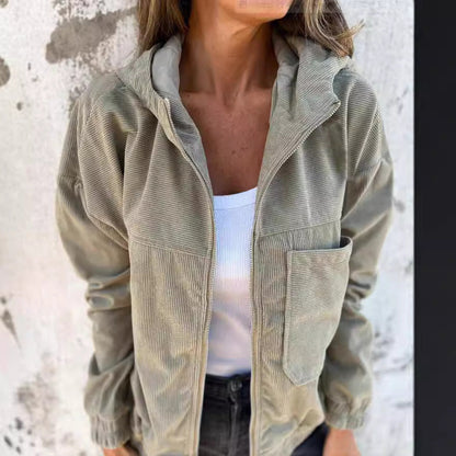 Clémence - Comfortabel Velours Jasje