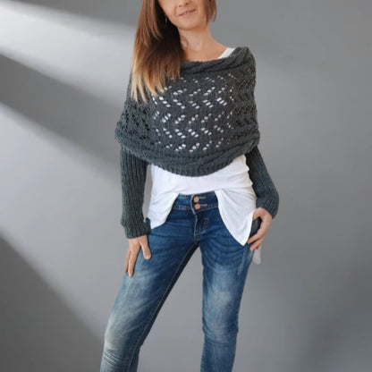 WarmWrap™ - Elegante Geweven Sjaal