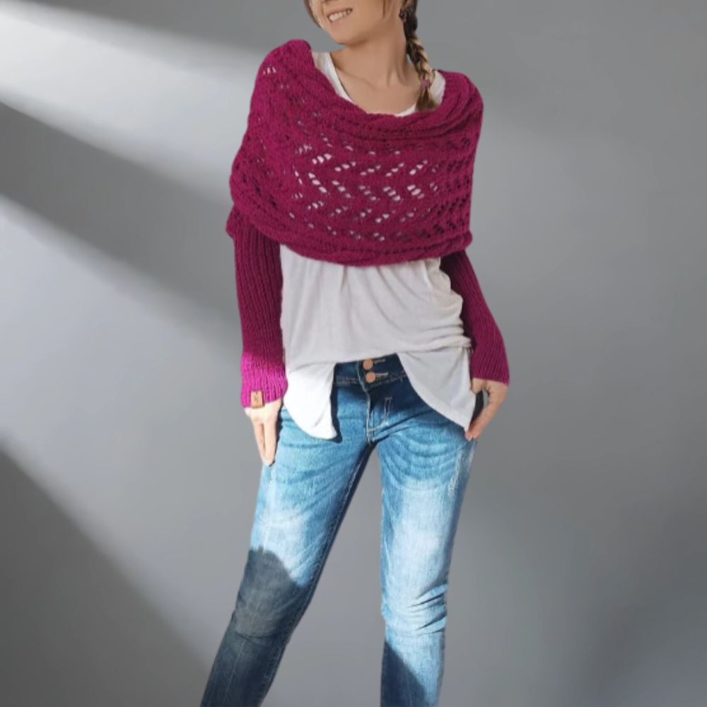 WarmWrap™ - Elegante Geweven Sjaal
