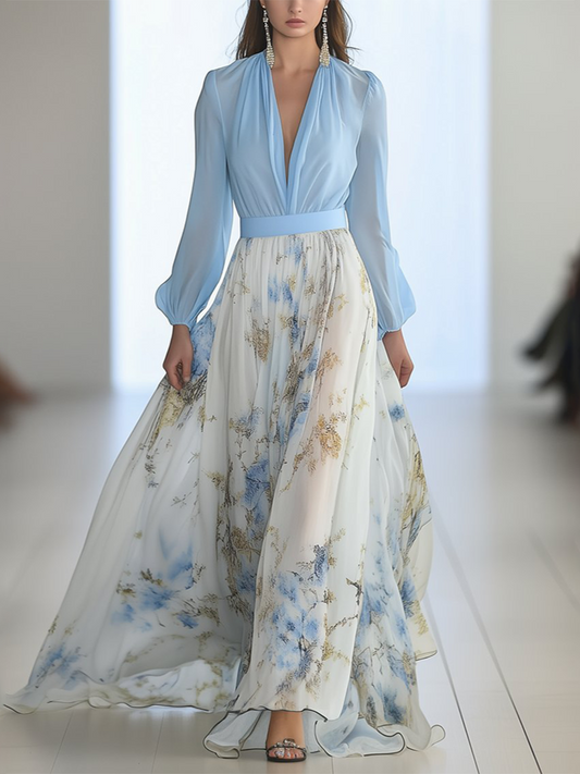 Elena - Maxijurk met bloemenprint Dazzling