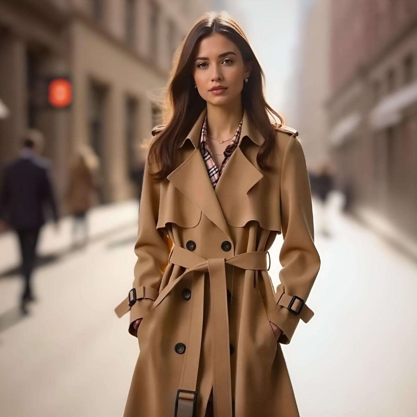 Helena - Elegante herfsttrenchcoat