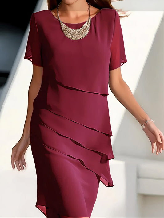 Louise - Elegante Geplooide Jurk