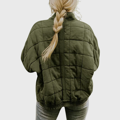 Josiane - Quilted jacket with a stylish oversized look
