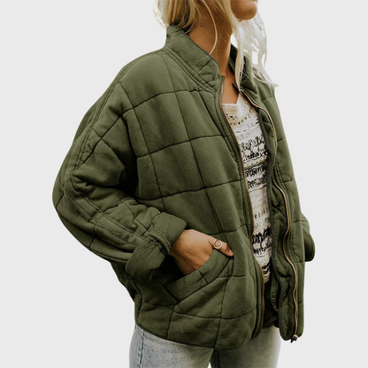Josiane - Quilted jacket with a stylish oversized look