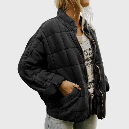 Josiane - Quilted jacket with a stylish oversized look