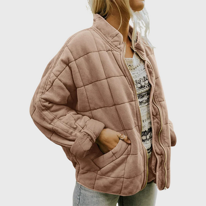 Josiane - Quilted jacket with a stylish oversized look