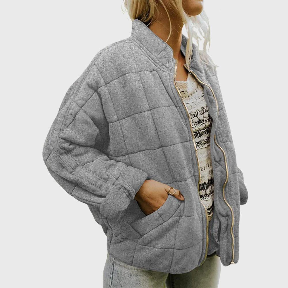 Josiane - Quilted jacket with a stylish oversized look